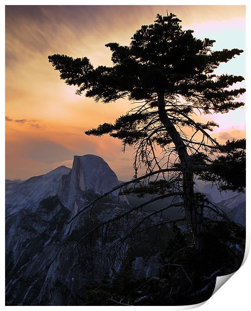 Yosemite Sunset Print by Ken Patterson