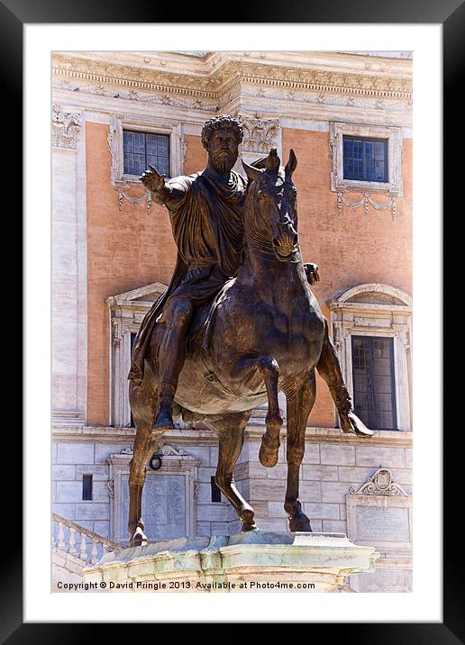 Marcus Aurelius Framed Mounted Print by David Pringle