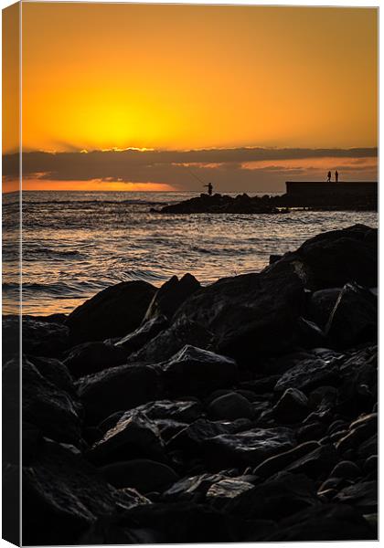 Gran Canaria Sunset Canvas Print by Andy McGarry