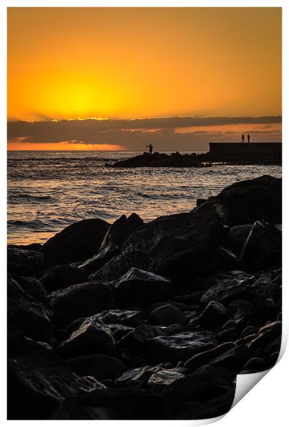 Gran Canaria Sunset Print by Andy McGarry