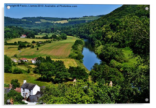 Llandogo Acrylic by Paula J James