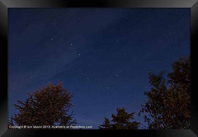 Ursa Major - the sky at night Framed Print by Iain Mavin