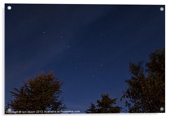 Ursa Major - the sky at night Acrylic by Iain Mavin