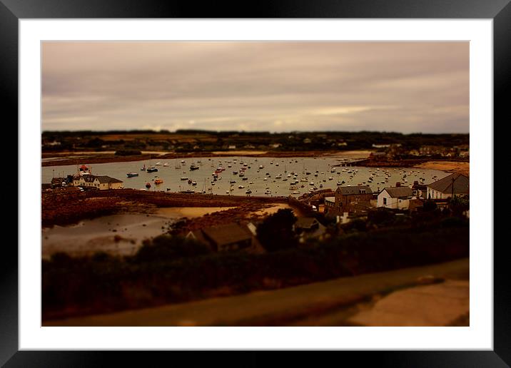 st maries, harbour Isle of Scilly Framed Mounted Print by jon betts