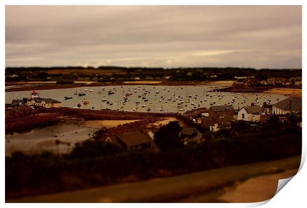 st maries, harbour Isle of Scilly Print by jon betts