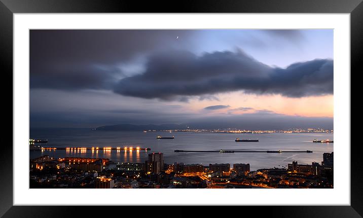 Across The Bay Framed Mounted Print by Fine art by Rina