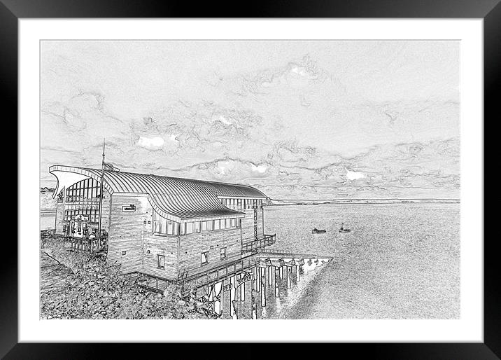 Tenby Lifeboat Station Framed Mounted Print by Steve Purnell