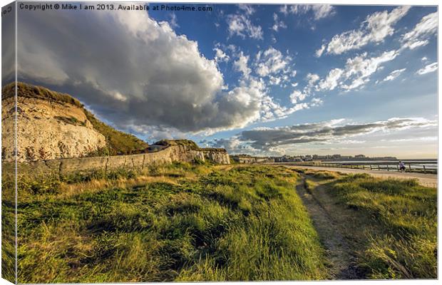 Westgate looking towards Birchington Canvas Print by Thanet Photos