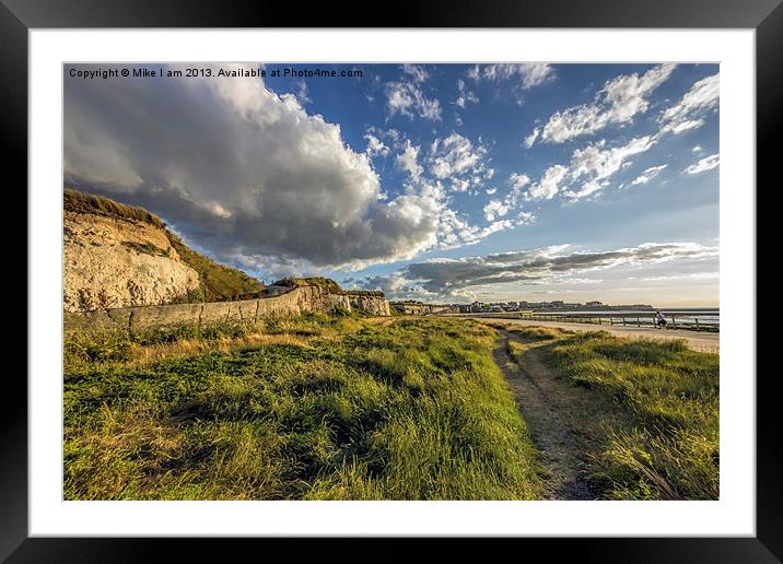 Westgate looking towards Birchington Framed Mounted Print by Thanet Photos