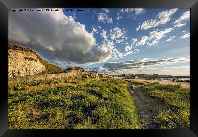 Westgate looking towards Birchington Framed Print by Thanet Photos