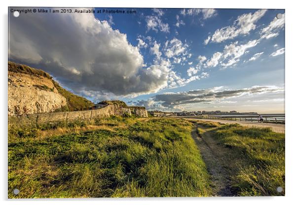 Westgate looking towards Birchington Acrylic by Thanet Photos