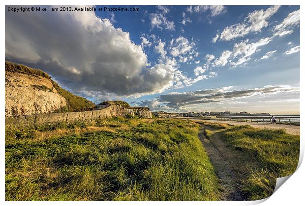Westgate looking towards Birchington Print by Thanet Photos