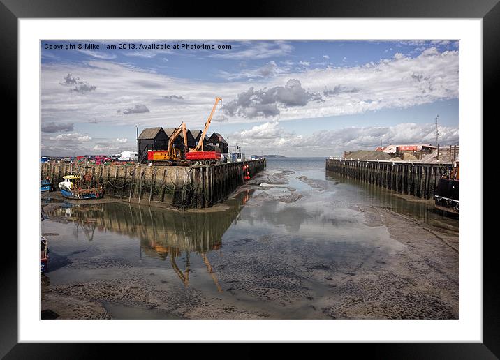 Whitstable harbour Framed Mounted Print by Thanet Photos