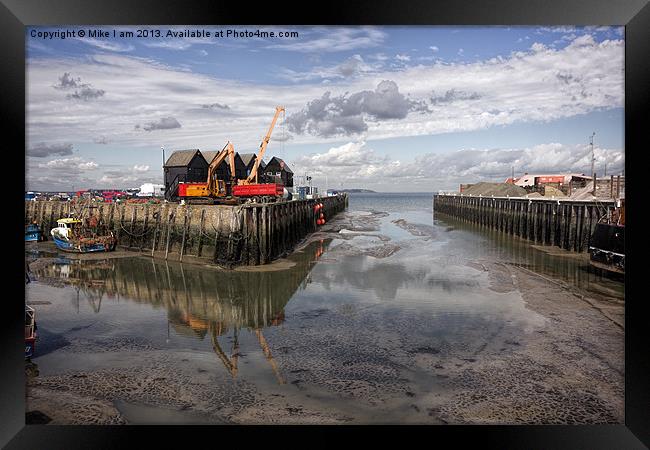 Whitstable harbour Framed Print by Thanet Photos