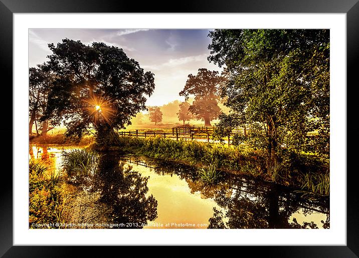 Misty Start Framed Mounted Print by mhfore Photography