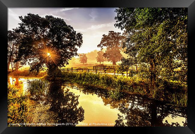 Misty Start Framed Print by mhfore Photography