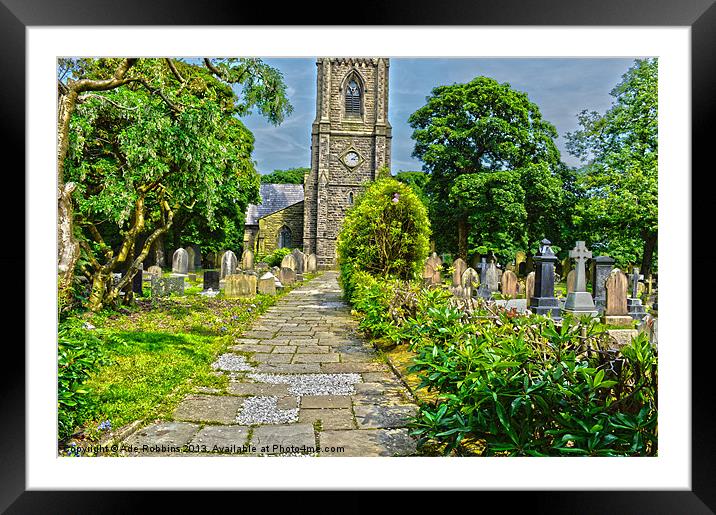 Rammy Church HDR effect Framed Mounted Print by Ade Robbins
