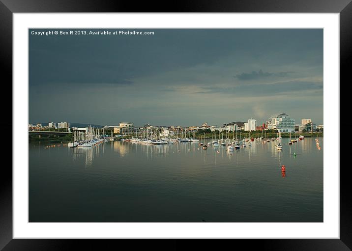 Cardiff Bay/ Tiger Bay Framed Mounted Print by Bex R