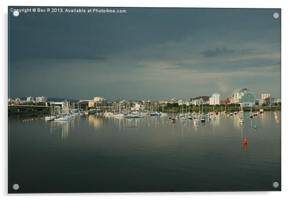 Cardiff Bay/ Tiger Bay Acrylic by Bex R