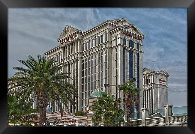 Caesars Palace Hotel Las Vegas Framed Print by Philip Pound