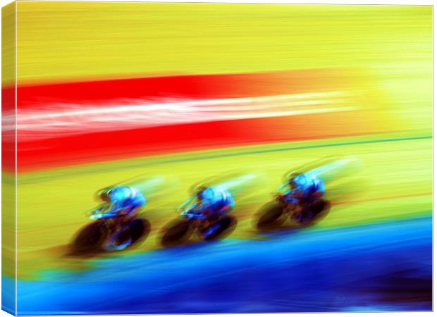 The Race is On. Canvas Print by William Young