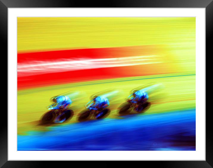 The Race is On. Framed Mounted Print by William Young