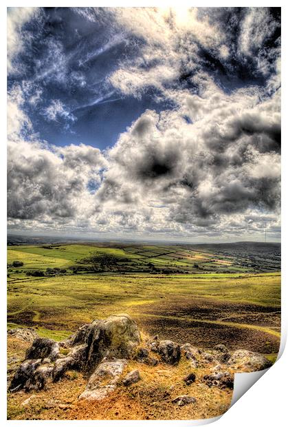 Preseli Hills, Pembrokeshire Print by Simon West