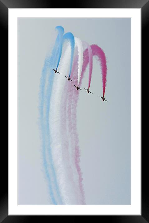 Red Arrows Framed Mounted Print by Tony Bates
