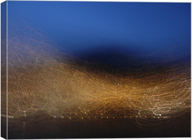 Lights duck under mountain Canvas Print by eamonn siu