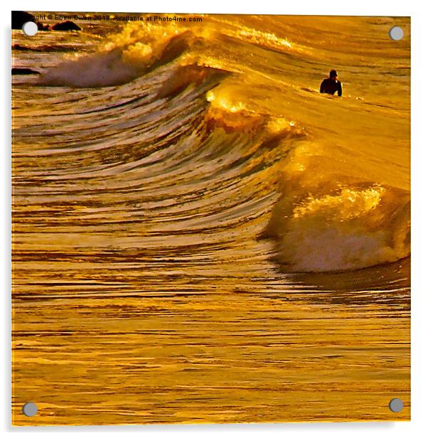 Langland Surfer Acrylic by Eben Owen