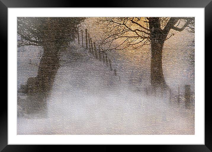 A winters glow Framed Mounted Print by Robert Fielding