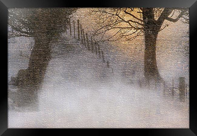 A winters glow Framed Print by Robert Fielding