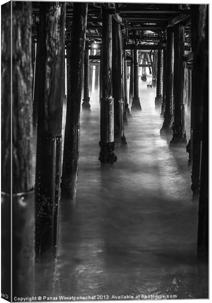 Light at the End of the Tunnel Canvas Print by Panas Wiwatpanachat