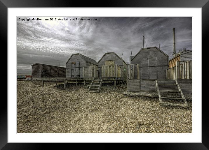 Beach huts at Whitstable Framed Mounted Print by Thanet Photos