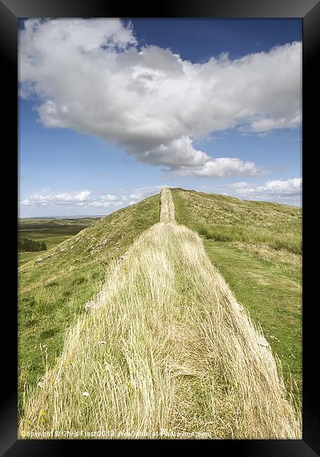 Hadrians Wall Framed Print by Chris Frost