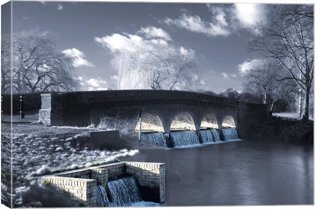 The 5 arches, Footscray Meadows Canvas Print by Jonathan Pankhurst