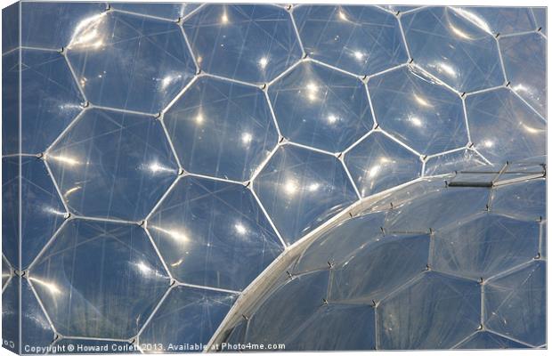 Eden Project Biome Canvas Print by Howard Corlett