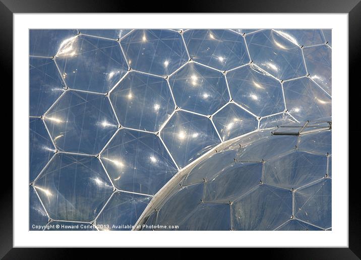 Eden Project Biome Framed Mounted Print by Howard Corlett