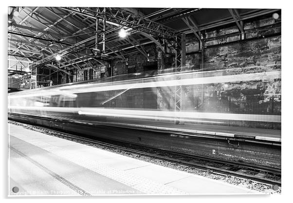 Speedy Train Acrylic by Keith Thorburn EFIAP/b