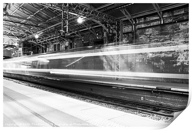 Speedy Train Print by Keith Thorburn EFIAP/b