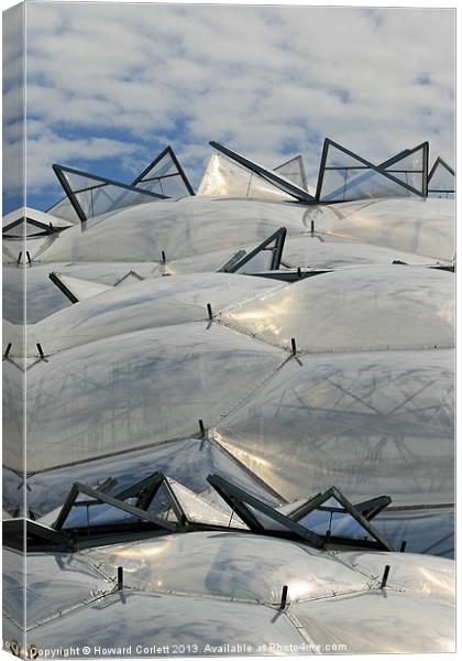 Eden Project Roof Canvas Print by Howard Corlett