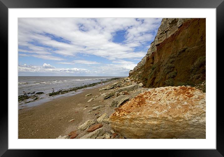 Hunstanton Framed Mounted Print by Darren Burroughs