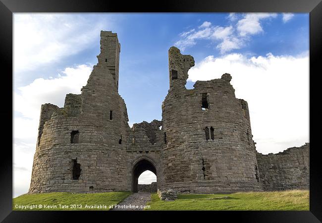 Dunstanburgh Castle Framed Print by Kevin Tate