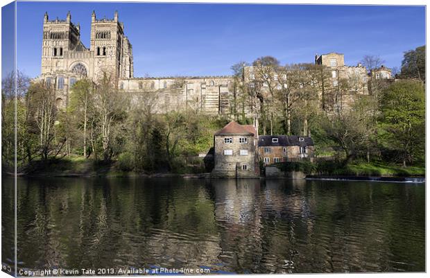 Cathedral and fulling mill Canvas Print by Kevin Tate