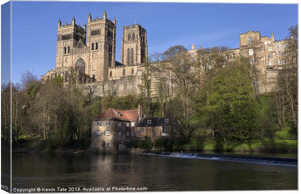 Cathedral and fulling mill Canvas Print by Kevin Tate