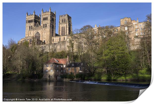 Cathedral and fulling mill Print by Kevin Tate