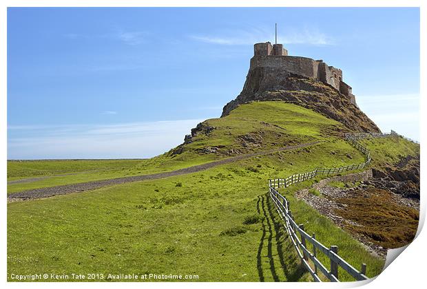 Lindisfarne Castle Print by Kevin Tate