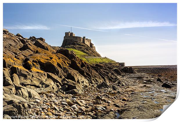 Lindisfarne Castle Print by Kevin Tate