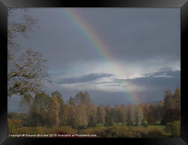 Somewhere over the Rainbow! Framed Print by Eleanor McCabe