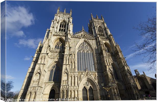 York minster Canvas Print by Kevin Tate